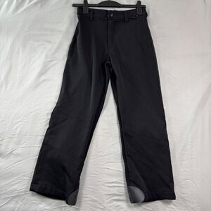 AFRC Ski Pants Womens 10 Black Wool Blend Snow Trousers Outdoor Heavy Duty